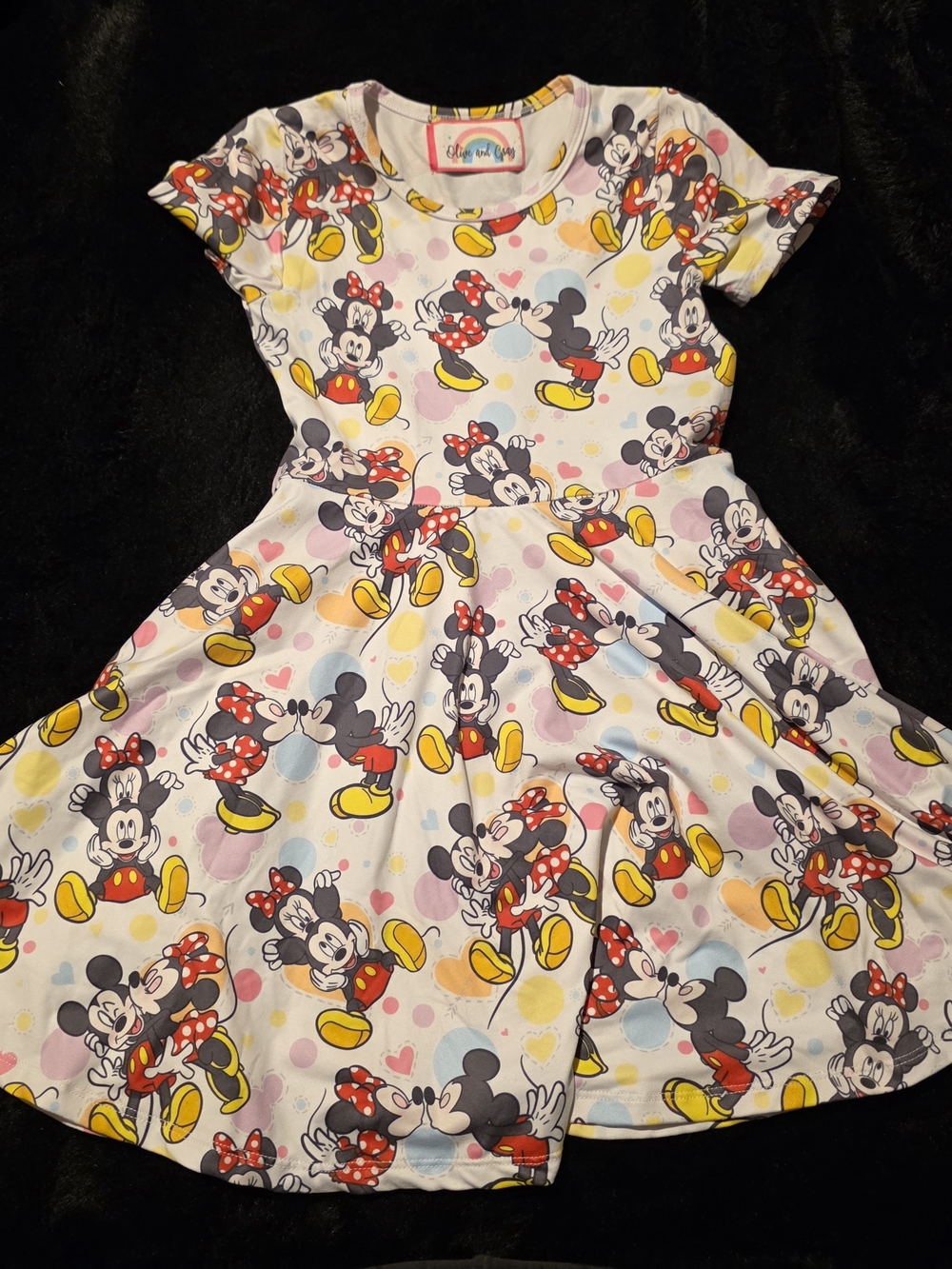 Girls Mickey And Minnie Twirl